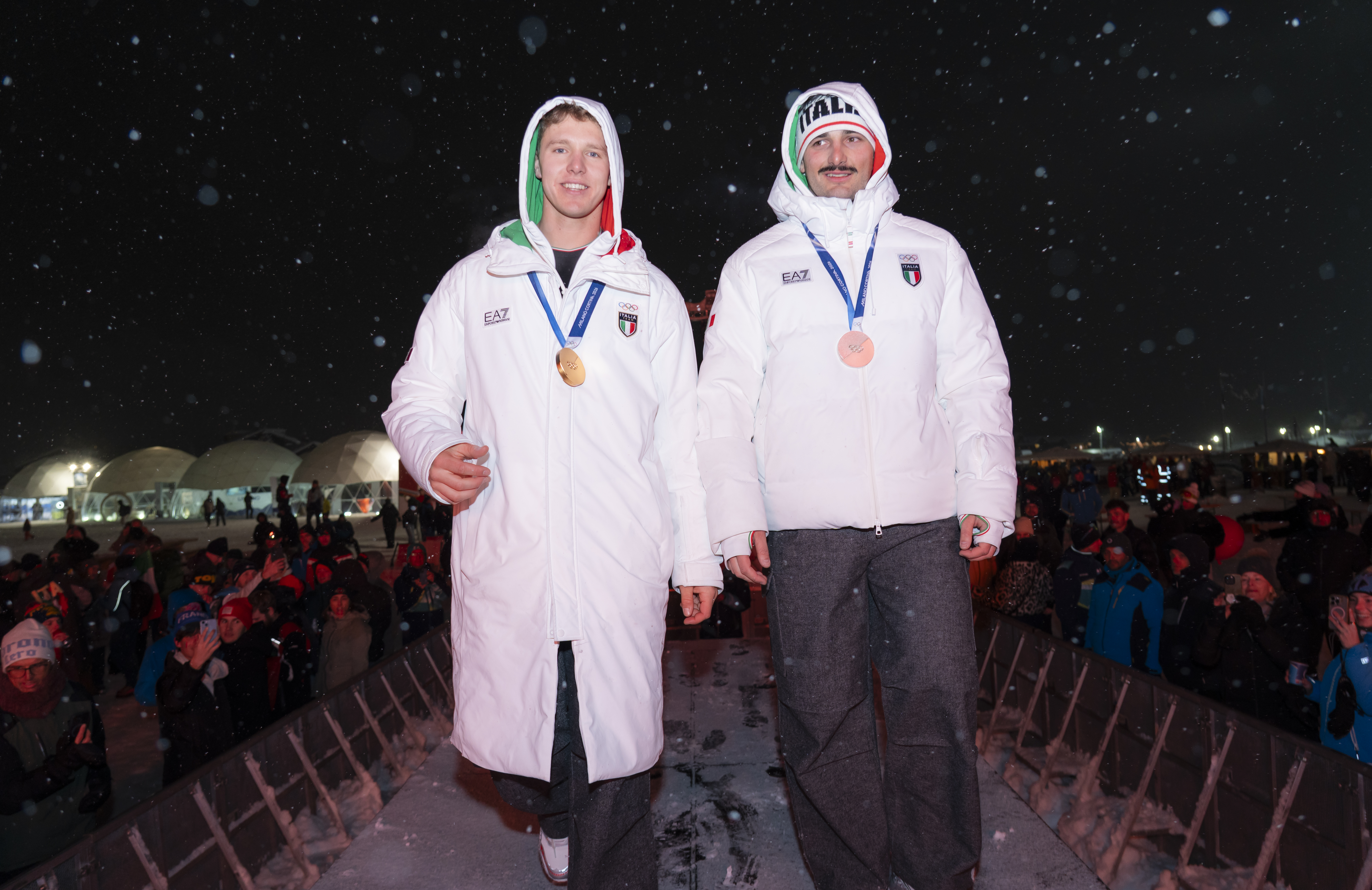 DOPPIETTA AZZURRA: GIORNATA STORICA SULLE NEVI DI LIVIGNO